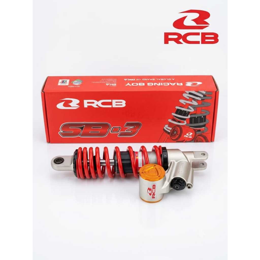 PROMO SALE SHOCKBREAKER/SHOCK BELAKANG TABUNG BAWAH SB-3 MIO 295MM RED RCB