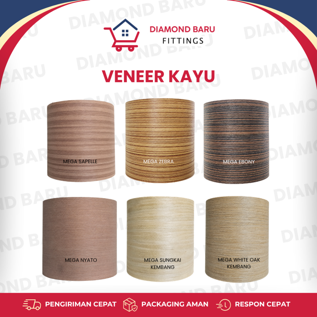 Veneer Kayu Kingwood untuk Pelapis Mebel Furniture & Interior