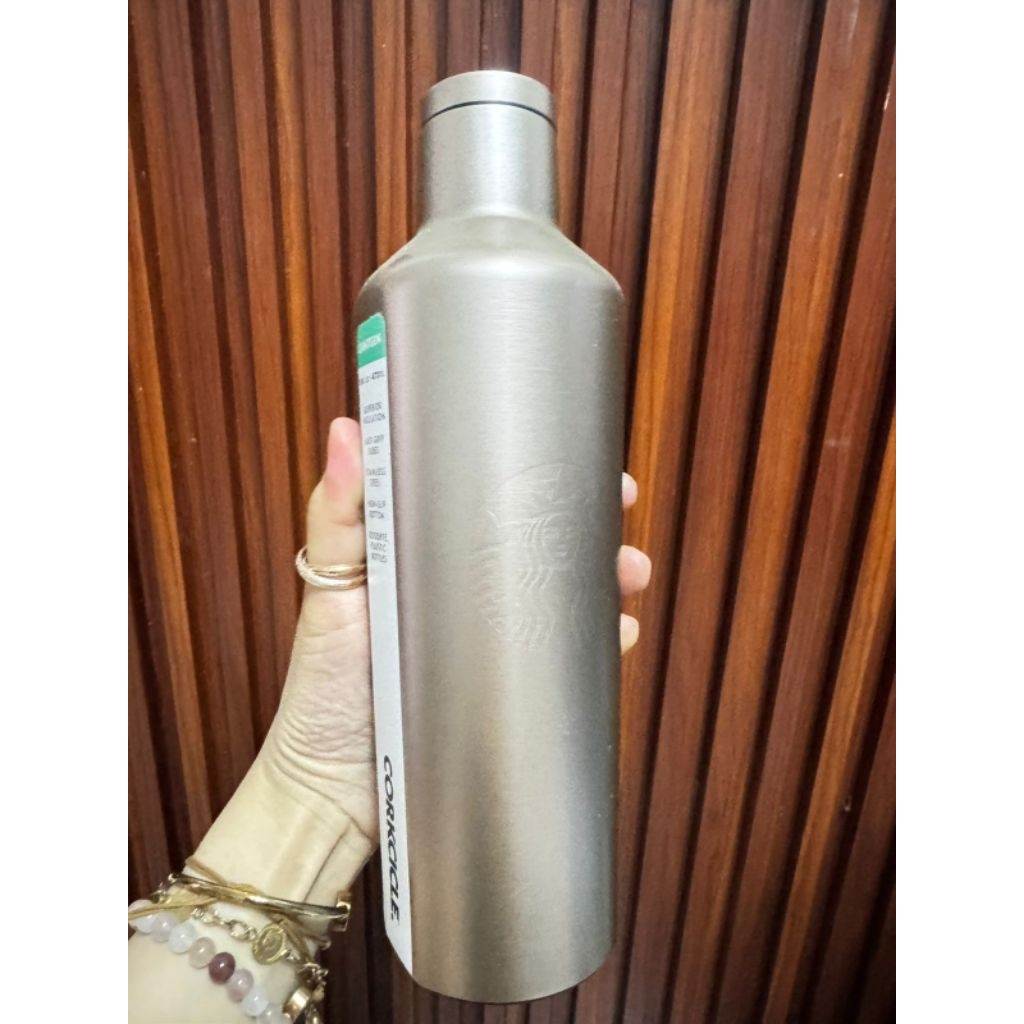 Tumbler Starbucks Corkcicle Gold New