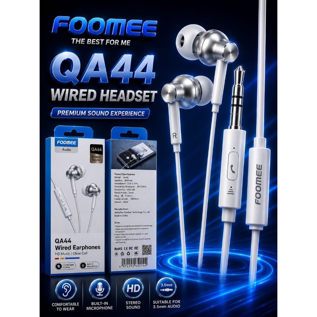 Foomee Earphone QA44