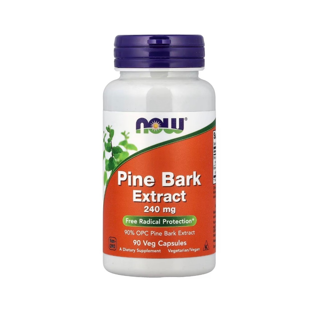NOW PINE BARK EXTRACT 240 mg 90 Veg Capsules