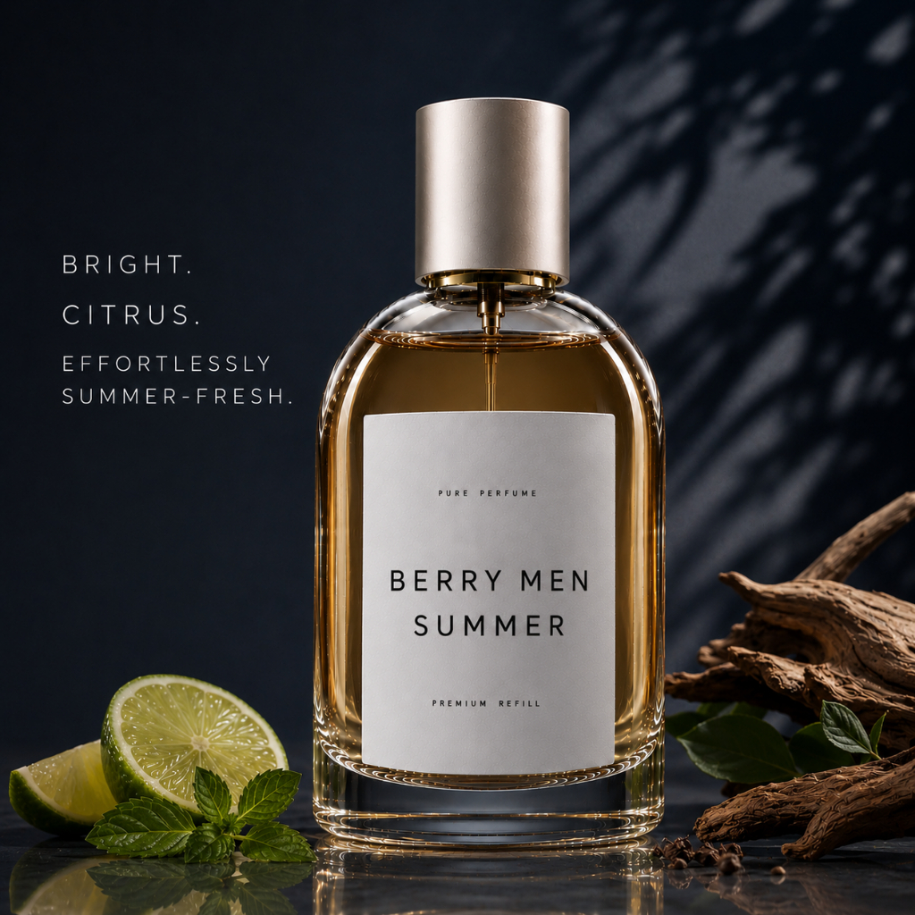 PURE PERFUME Berry Men Summer | Citrus Melon Cool Breeze