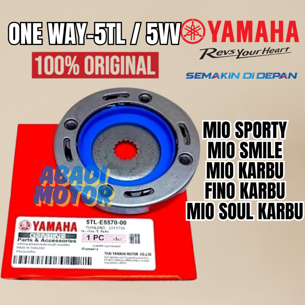 5VV-E5570-00 ORIGINAL ONEWAY ASSY STARTER RUMAH PELOR STARTER 5VV YAMAHA MIO KARBU MIO SMILE MIO SPO