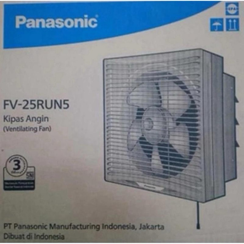 PANASONIC EXHAUST FAN DINDING FV 25 RUN - EXHAUST FAN DINDING PANASONIC 10 INCH - VENTILATING FAN PA
