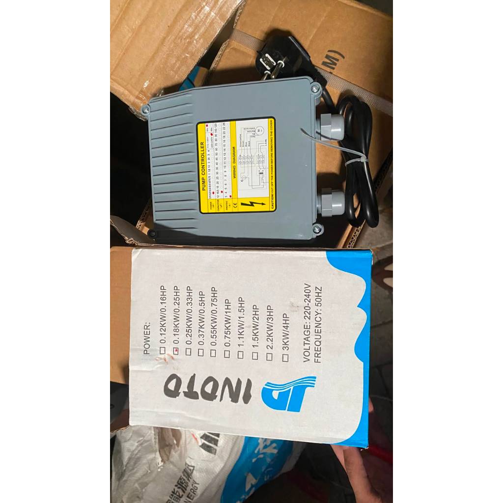 INOTO CONTROL BOX PUMP CONTROLER 0.18KW/0.25HP