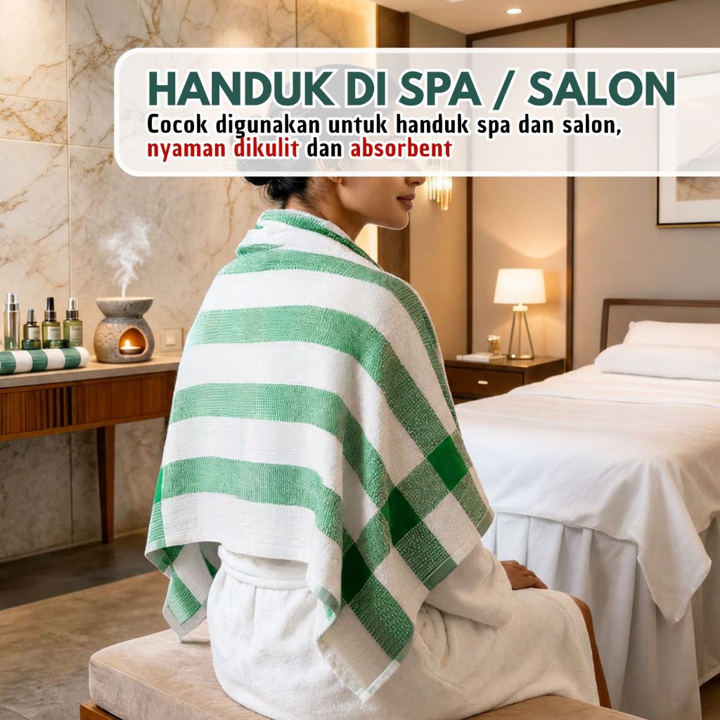 Kain Handuk SPA Pijat 70x140 Tanpa Bulu Handuk Massage Dewasa Bahan 100% Katun | H104
