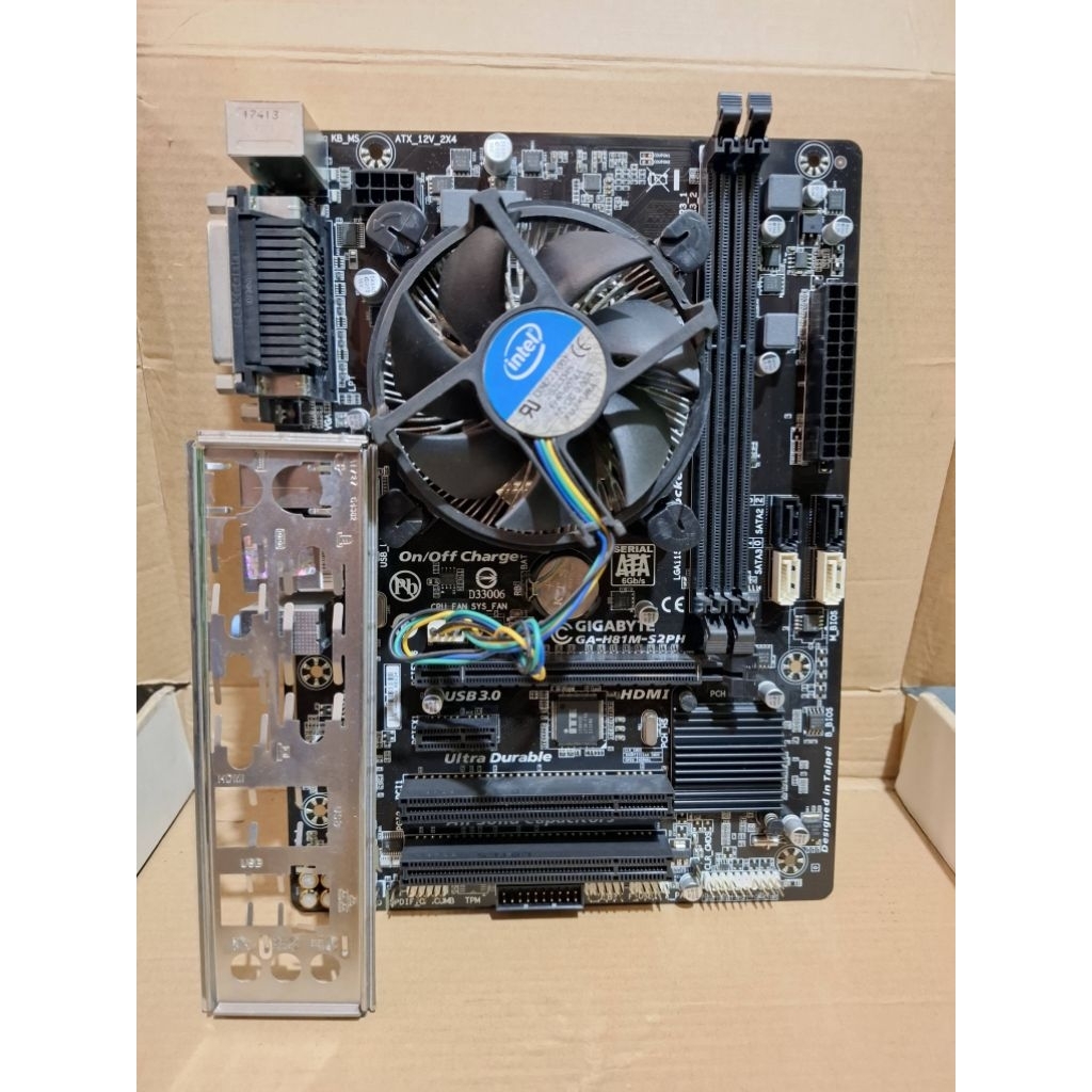 Paketan Motherboard Gigabyte H81 Processor i5 4690 LGA 1150 Haswell