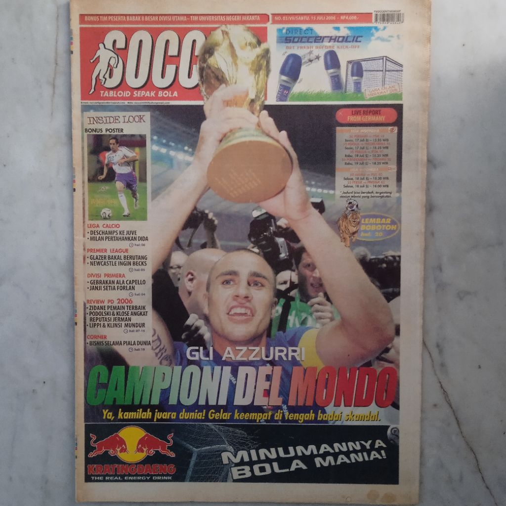 Tabloid SOCCER Edisi Review World Cup 2006