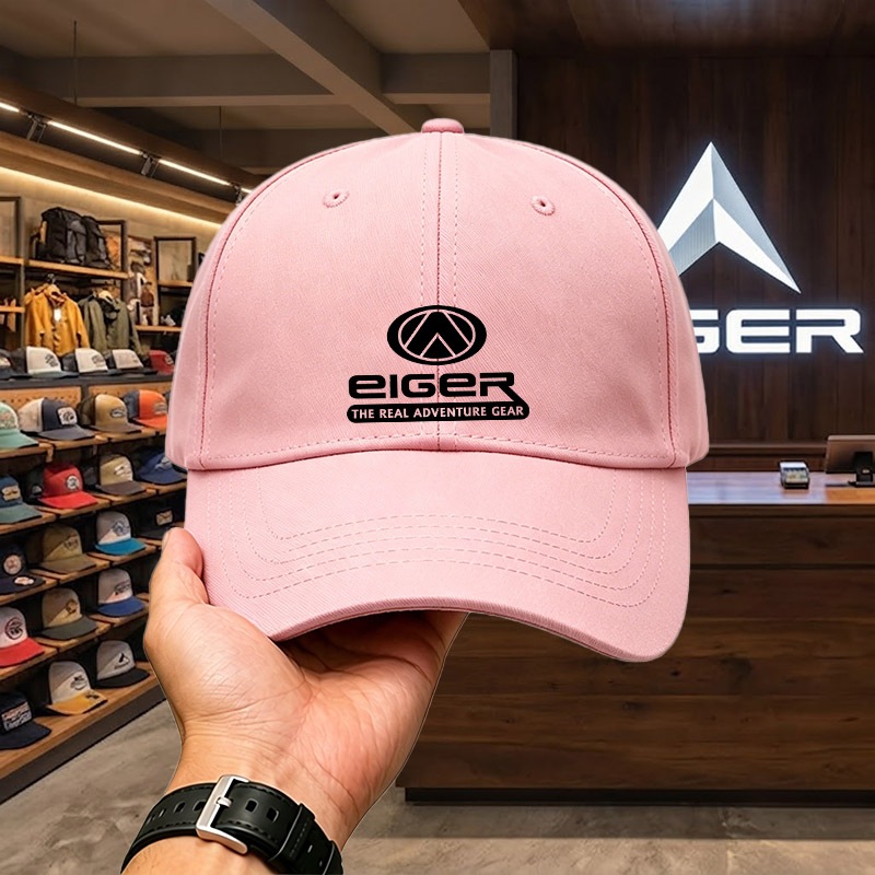 Topi EIGER Topi Baseball Premium Pria Wanita Unisex Adjustable Casual Fashion Trendy Kekinian