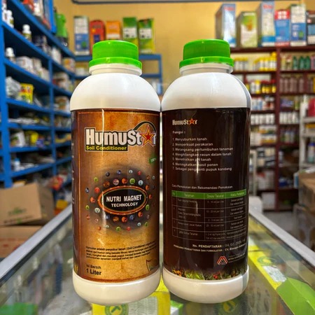 Pupuk Bimagrow HUMUSTAR Nutri Magnet 1 Liter - Humic Acid dan Asam Amino Pembenah Tanah