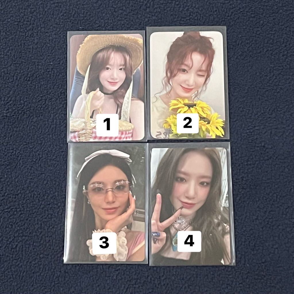 Photocard (PC) Official Yeh Shuhua I-DLE (G)I-DLE GIDLE IDLE POCA Part 6