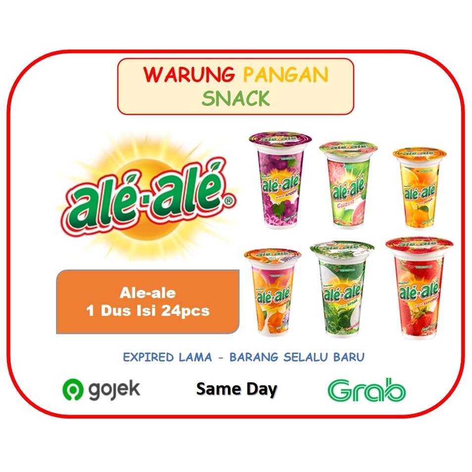 WPS | ALE ALE 1 Dus isi 24 pcs | Anggur Jeruk Markisa Sirsak Strawberry Jambu Biji