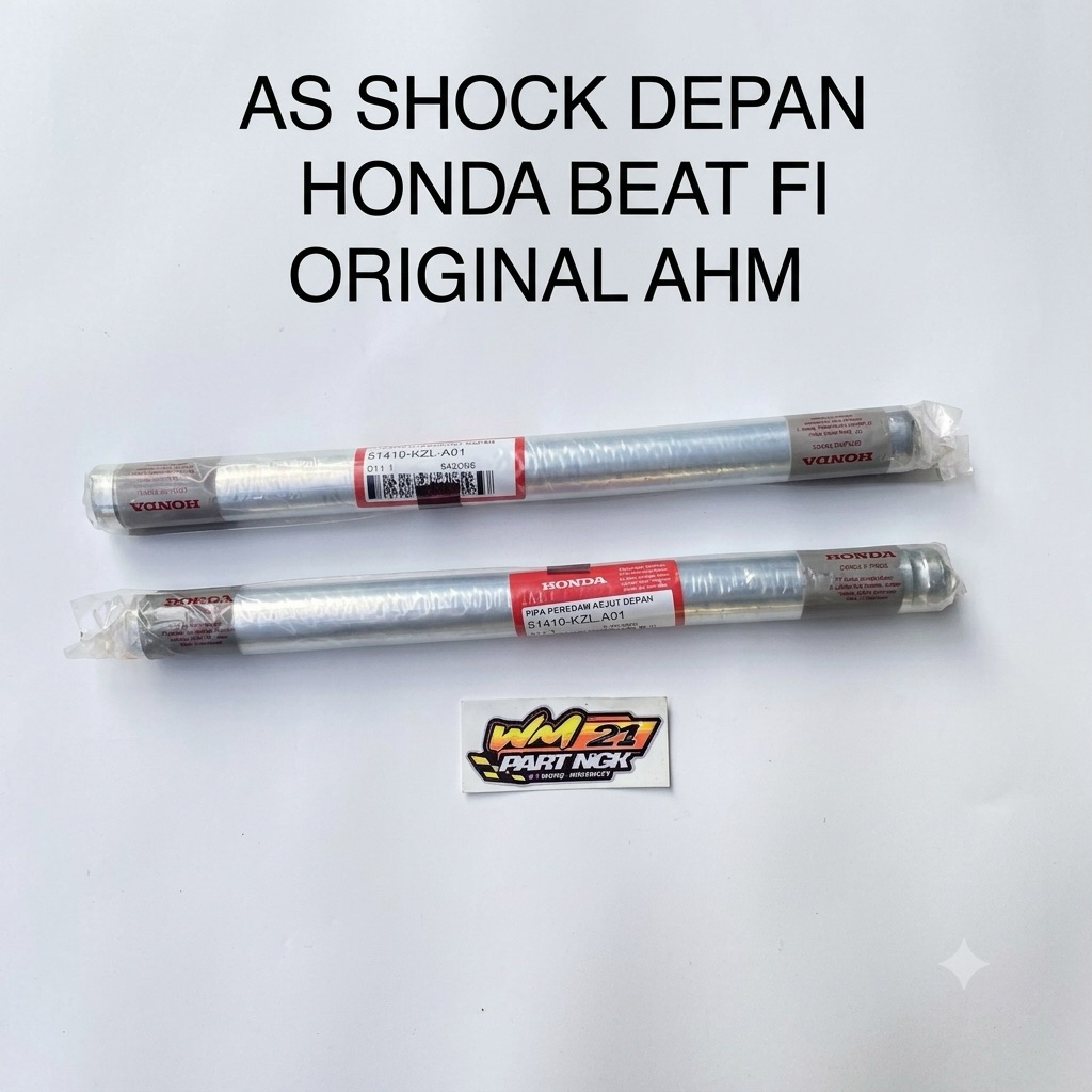( PERBIJI ) As Shock Depan Honda Beat FI Beat ESP Scoopy FI Spacy FI Original AHM (51410-KZL-A01) ba