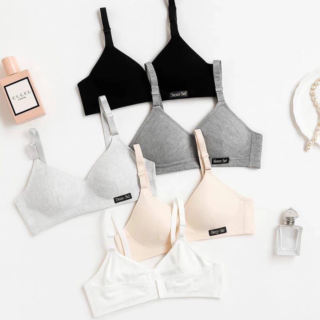 PROMO  Bra Wanita Dewasa Lusinan Tanpa Kawat Bra Kekinian bahan Katun Adem / Grosir Bra Lusinan ter.