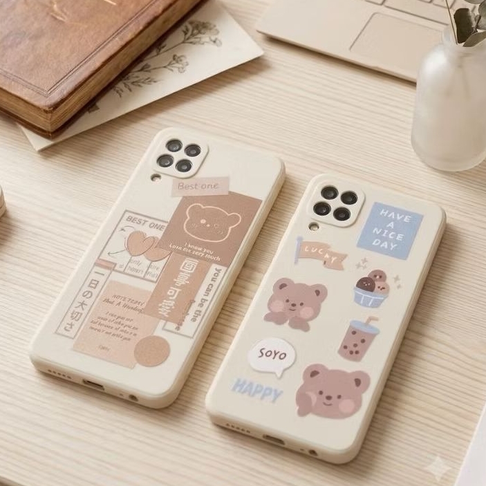 (01) FANCY STYLE CASE FOR SAMSUNG A12 / SAMSUNG M12 - CASE GELOMBANG / WAVE CASE SERIES