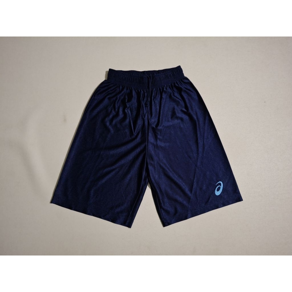 CELANA PENDEK ASICS NAVY ORIGINAL 100%