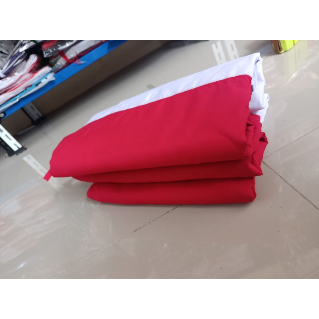GROSIR BENDERA Merah Putih 80x120 (20)/ Bendera Merah PUTIH Kain Peles / BENDERA