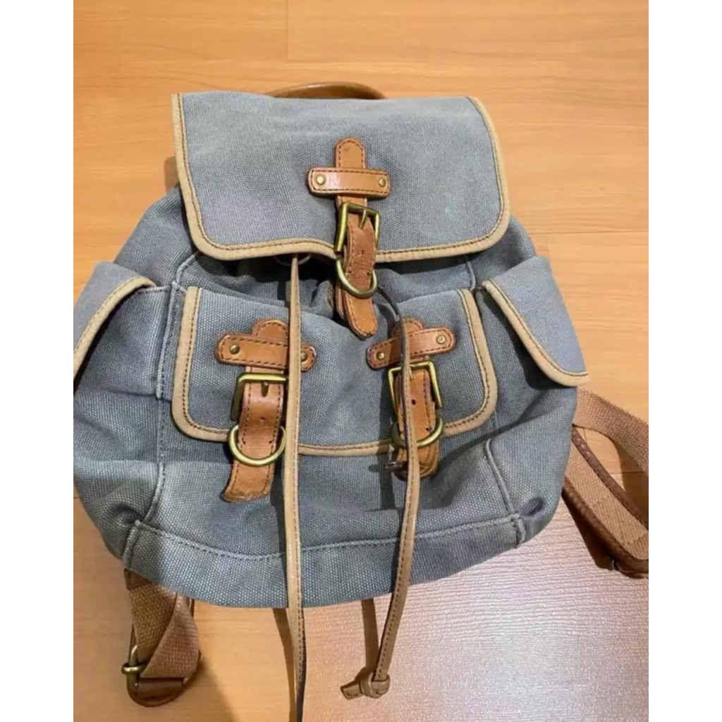 tas ransel dan dompet kuning