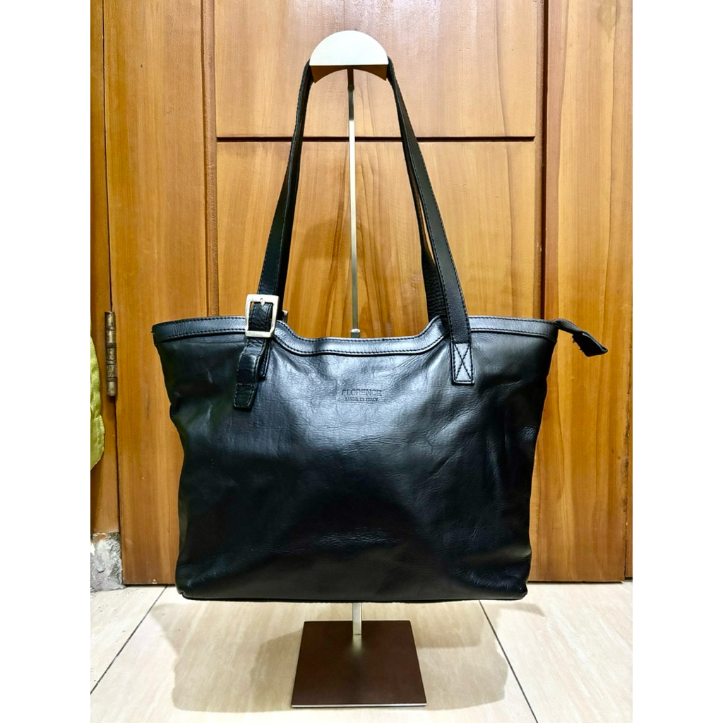 Totebag Kulit Vera Pelle Italy