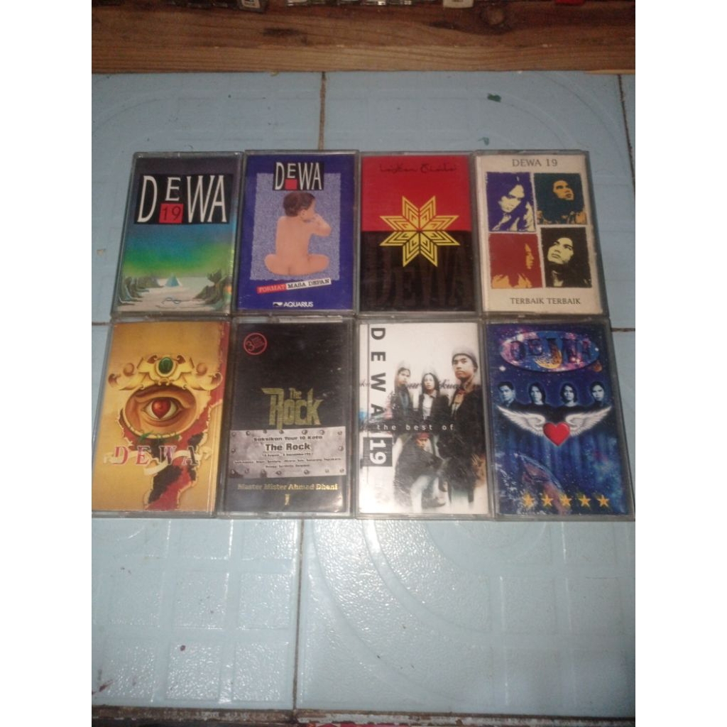 Kaset Pita Dewa 19 - Kangen - Format Masa Depan - Laskar cinta - Terbaik Terbaik - Cintailah cinta -