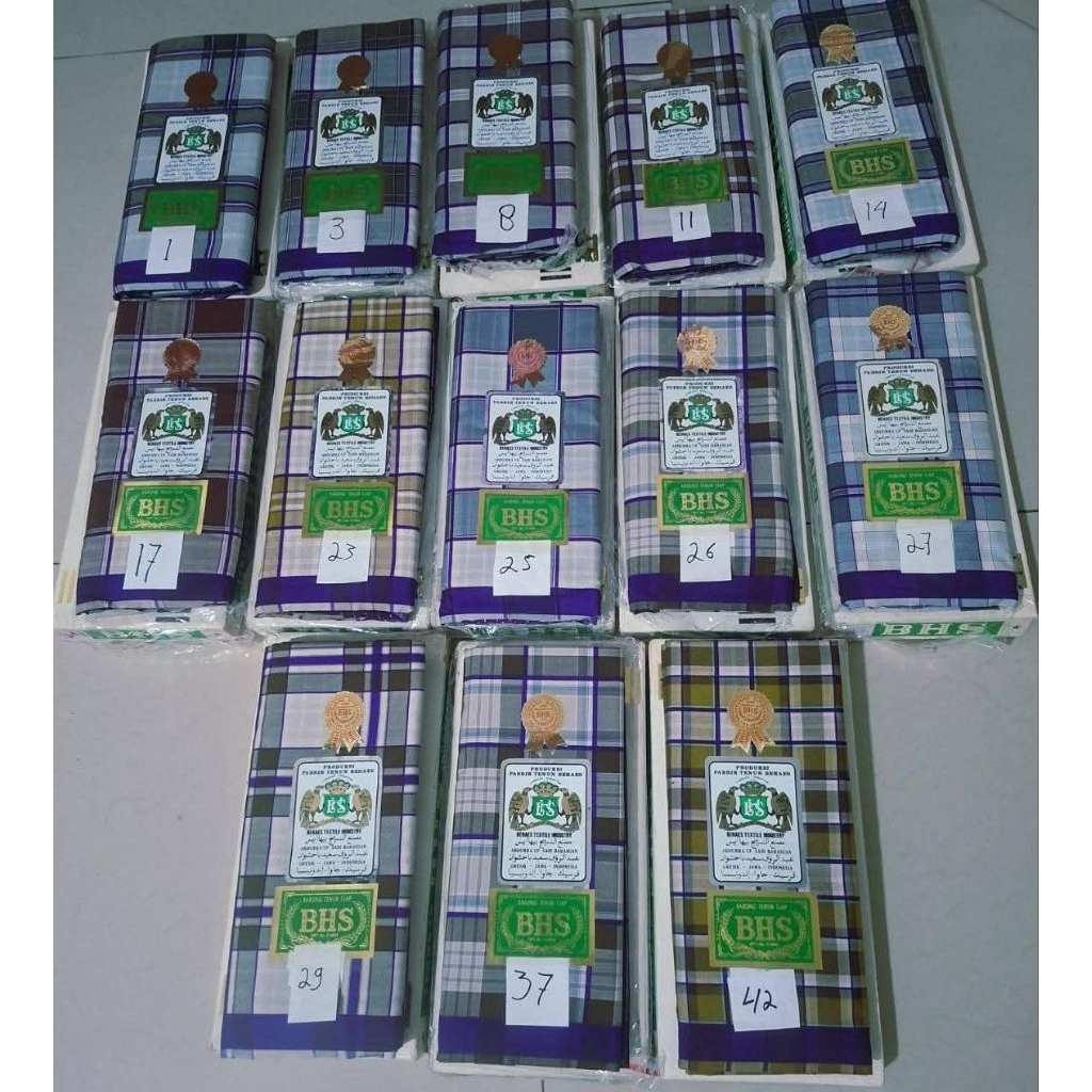 SARUNG BHS KKR KBS KOTAK SUTERA SPUNSILK 140 SUPER JADUL TULISAN ARAB