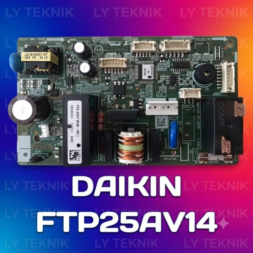PCB MODUL PCB  AC DAIKIN MODEL FTP15AV14 FTP25AV14
