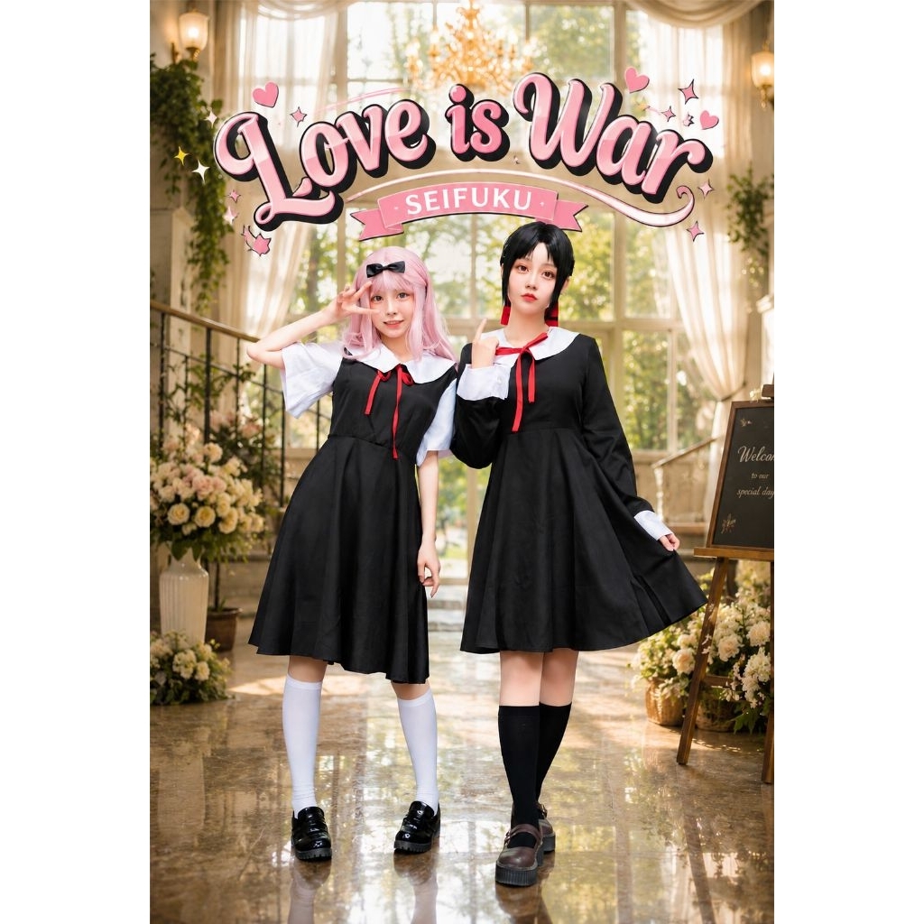 Kostum Seragam Sekolah Jepang untuk Cosplay, Baju Seifuku dengan Rok dan Atasan, Cocok untuk Pesta T