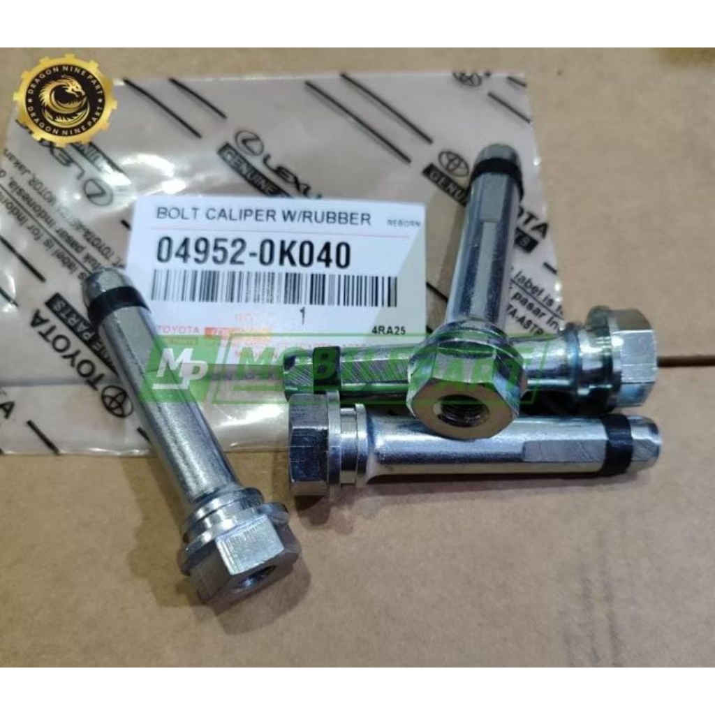 Baut Disc Caliper Toyota Innova Reborn pin bawah 04952 - 0K040
