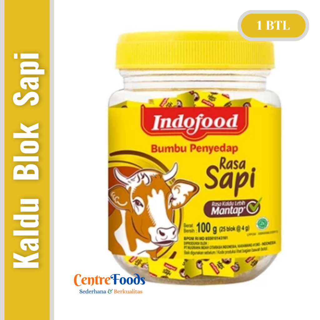 Kaldu Blok Maggie Rasa Sapi Indofood - Bumbu Kaldu Maggie Rasa Sapi INDOFOOD | isi 25 Pcs - 100gr [ 