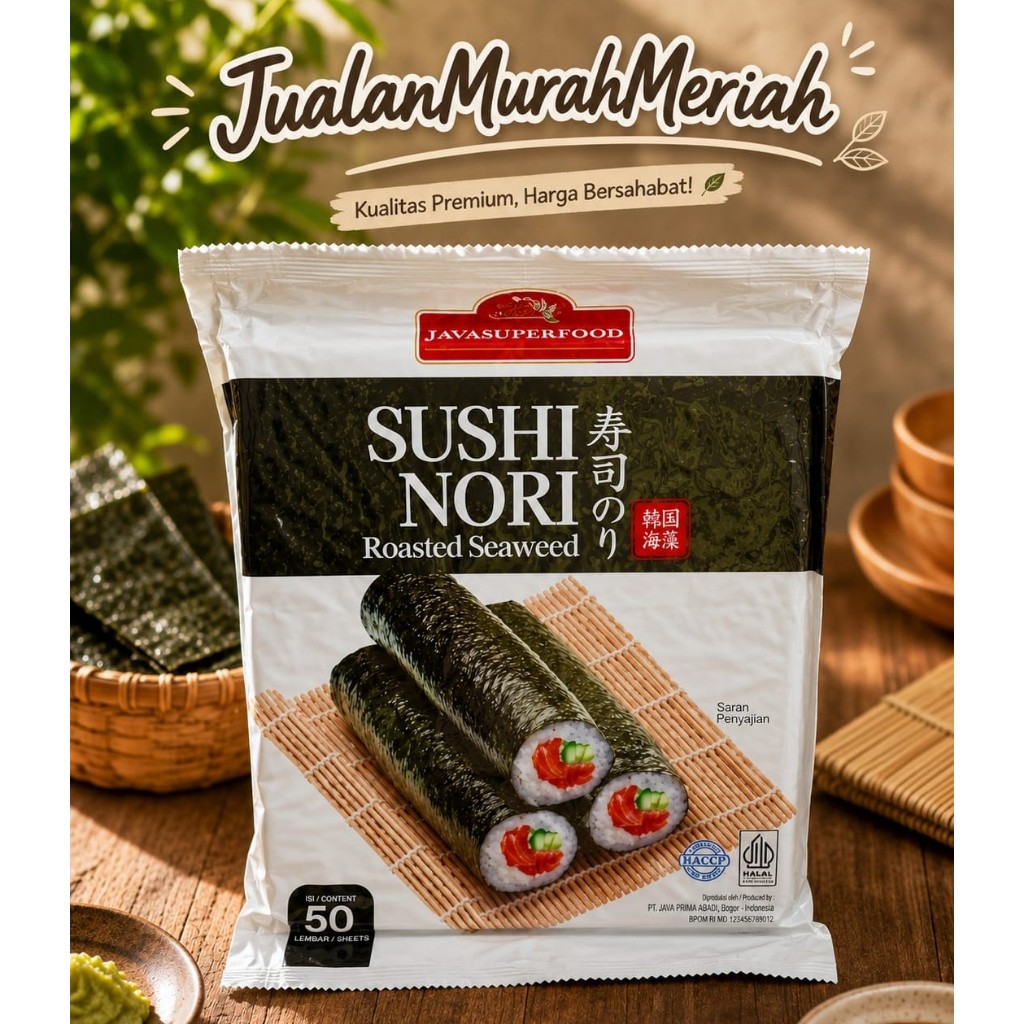 Sushi Nori 50 Lembar JAVA