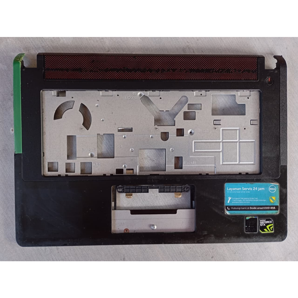 Palmrest Case Bagian Keyboard Case Bawah Bagian Keyboard Casing Laptop Dell Inspiron 14 7000 Series 