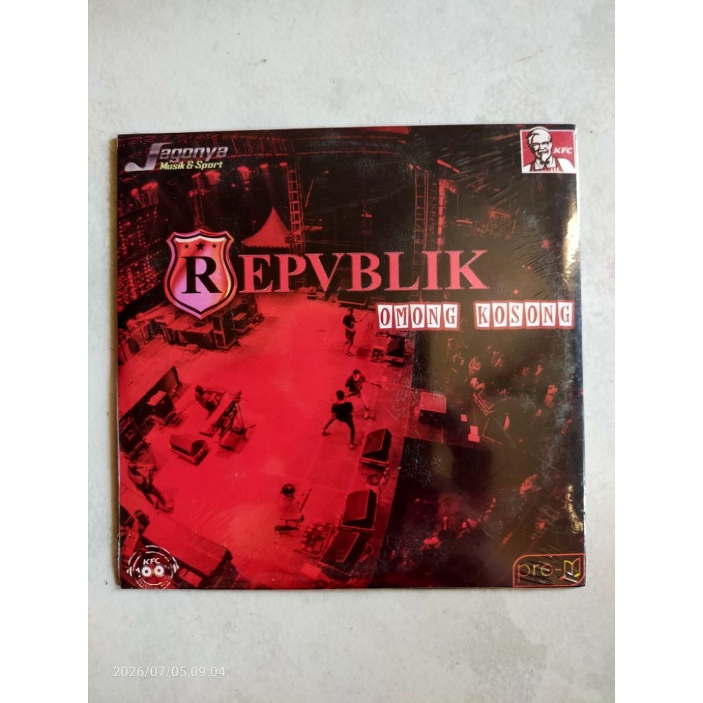 CD Original REPUBLIK "Omong kosong" (cd kfc)