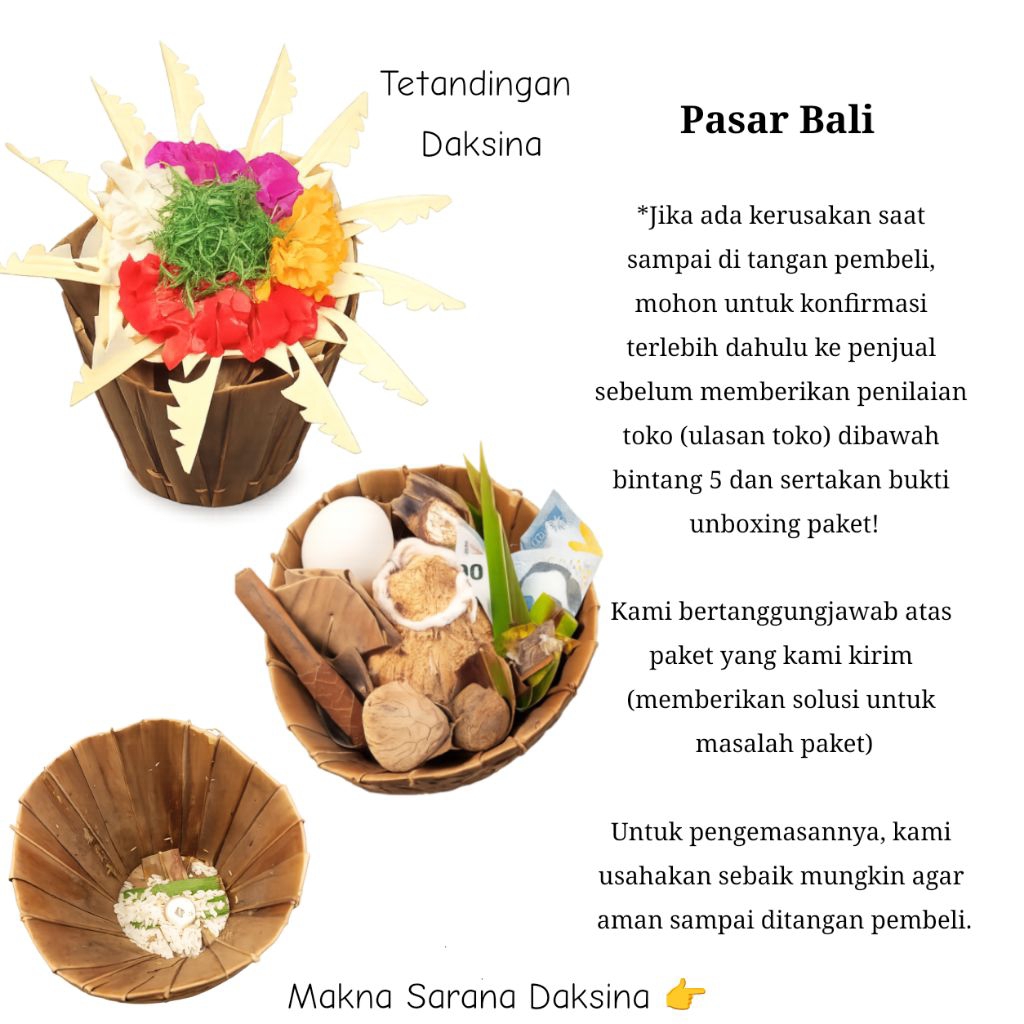 Banten Daksina, Daksina untuk Banten | Pasar Bali, Banten Bali