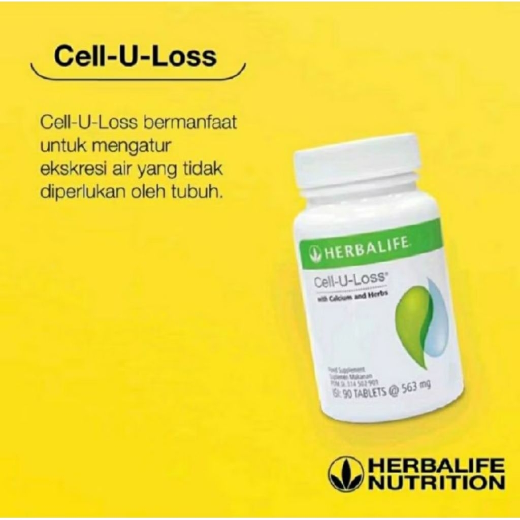 Herbalife Cell U Loss Minuman Detoks & Diet Pelangsing Original