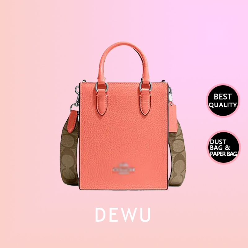 Tas Selempang Wanita North South Mini Tote Smith Bag Merah