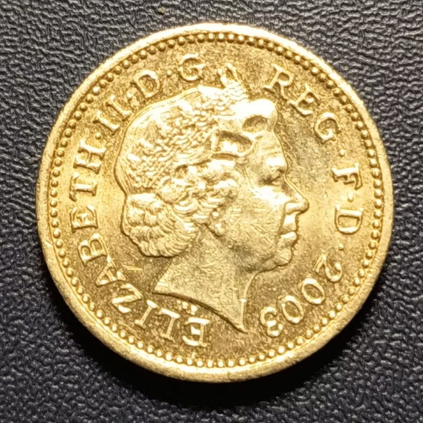 Koleksi Koin Asing Inggris One Pound