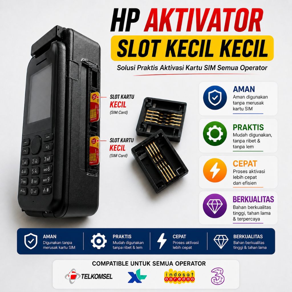 HP AKTIVATOR NOKIA 2 SLOT KARTU