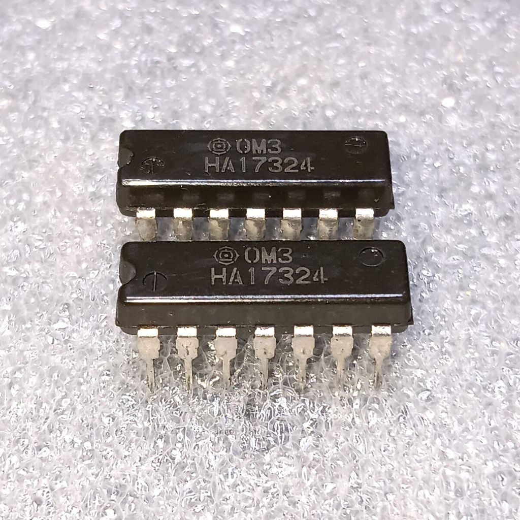 IC HA17324 Quad Op-Amp Bipolar Input Original Hitachi/Renesas NOS