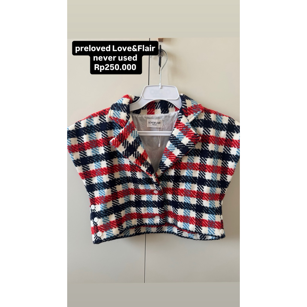 preloved atasan love&flair | never used