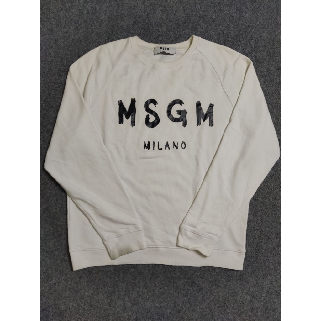 Crewneck Msgm Milano official tag second original