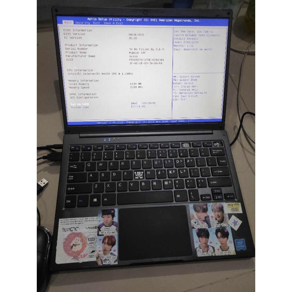 Mainboard Axioo Mybook 14F