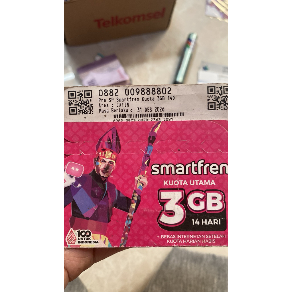 NOMER CANTIK Smartfren kwarted tengah