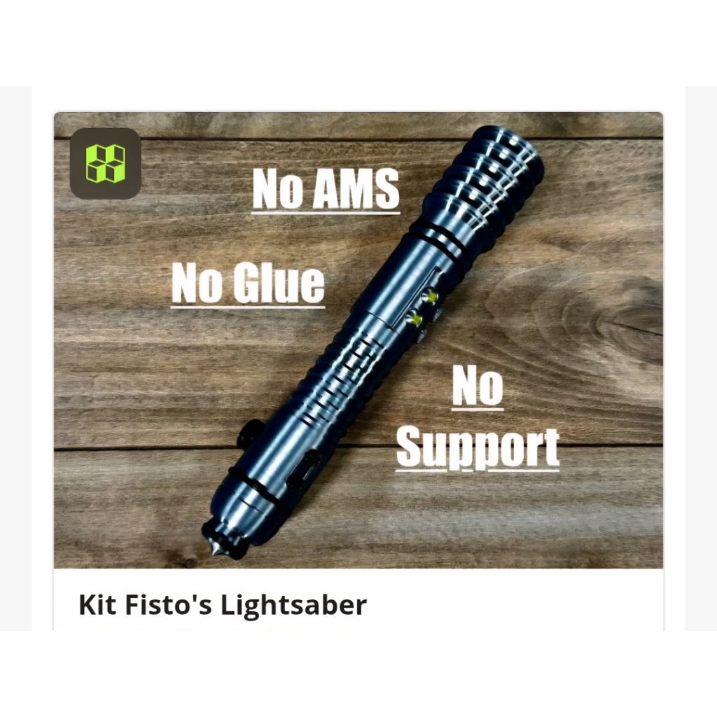 Kit Fisto Lightsaber rakitan
