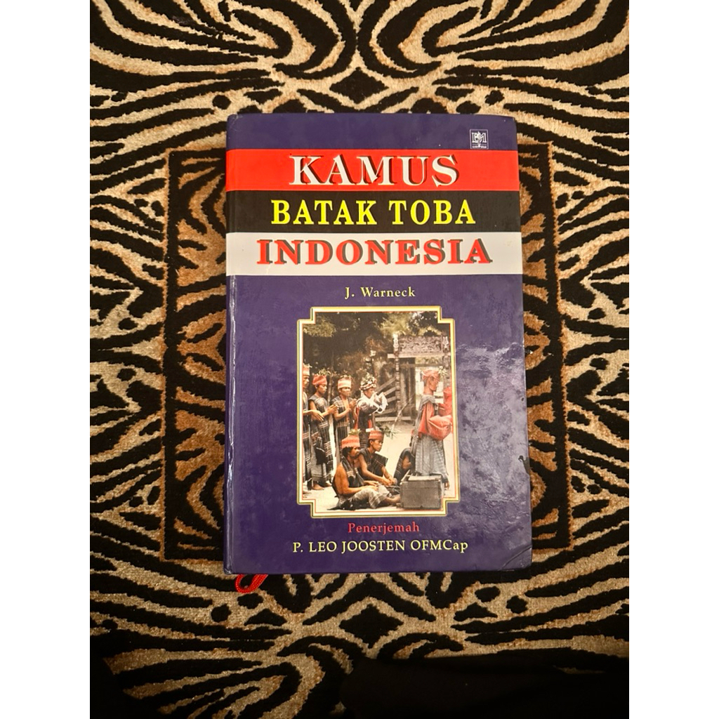 Kamus Batak Toba Indonesia J Warneck Hardcover Original Bina Media Buku Referensi