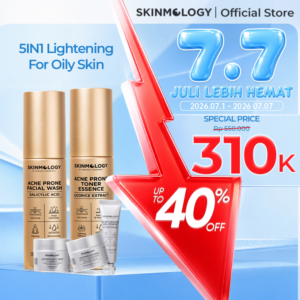 Skinmology By Bening's Clinic Indonesia - 5in1 Lightening for Oily Skin - Achromaxyl Salicylic Acid 