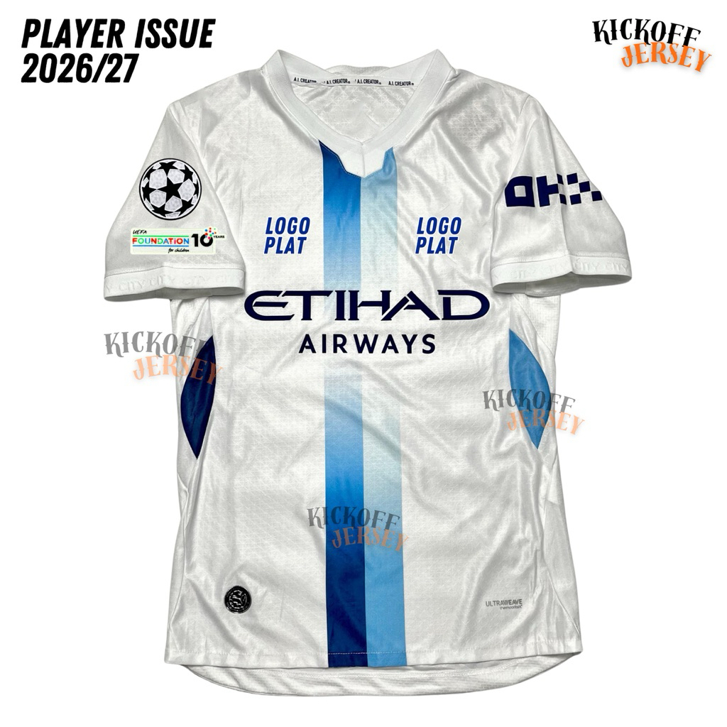 (PLAYER ISSUE) KOLEKSI MAN CITY 3RD THIRD PI NEW SEASON 2026 2027 FULL PATCH