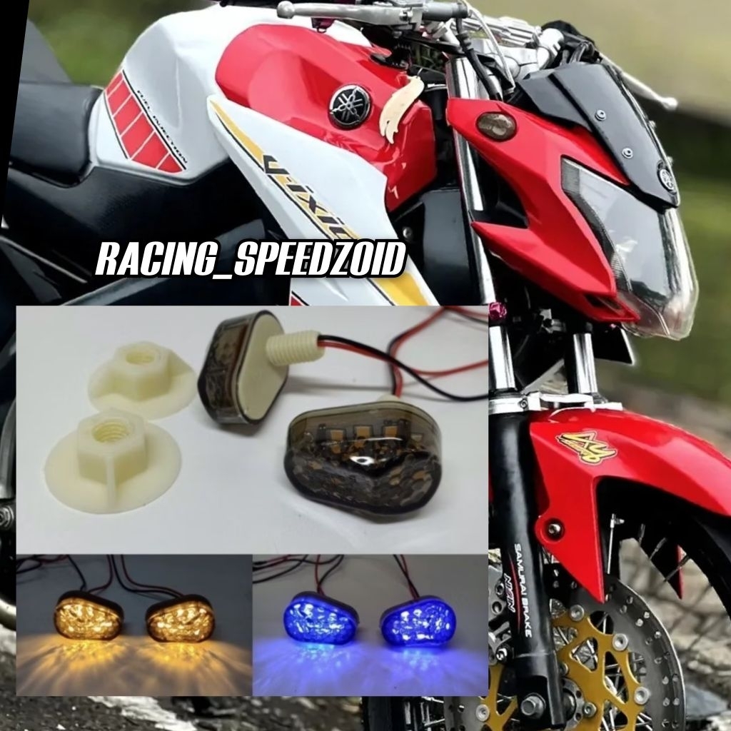 Lampu Sein Yamaha Vixion New Tahun 2015 2016 Sein Tempel LED Vixion NVA