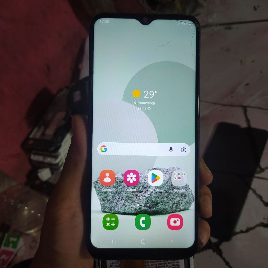 lcd samsung 03s retak normal layar bening joss