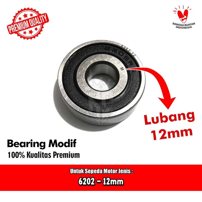 Laher Bearing Oversize 6202 Lubang 12 mm