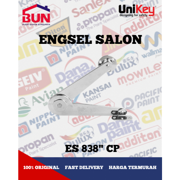 UniKey Engsel Salon ES 838 9" CP